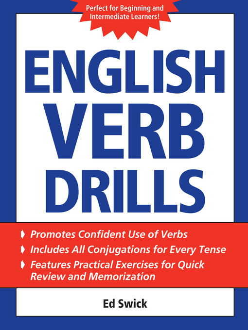 Title details for English Verb Drills by Ed Swick - Available